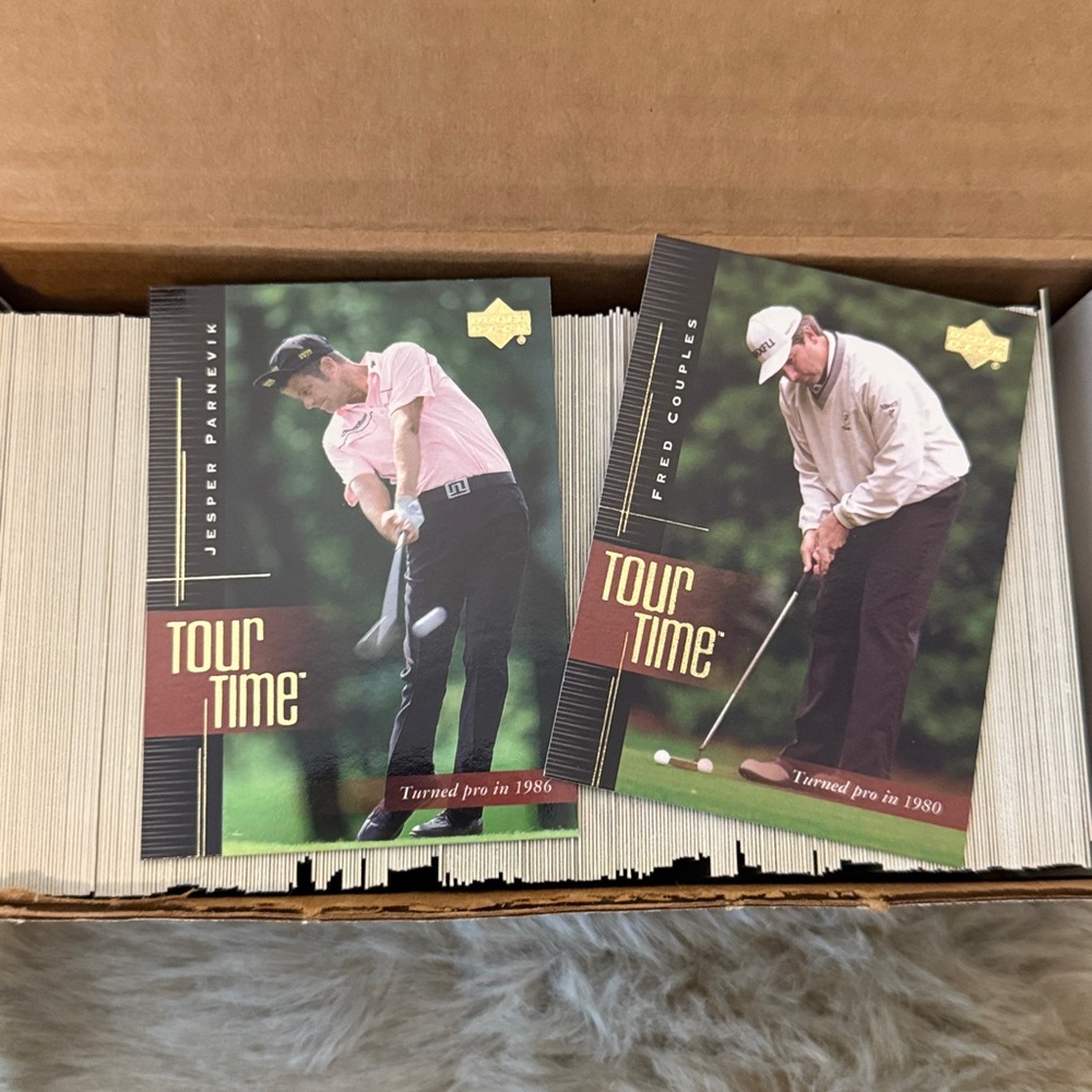Golf Trading Cards Collection box - Picture 3 of 5